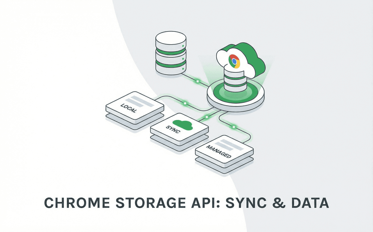 Chrome storage APIs: sync, local, and session—when to use what — BrowseRocket Chrome extension development guide